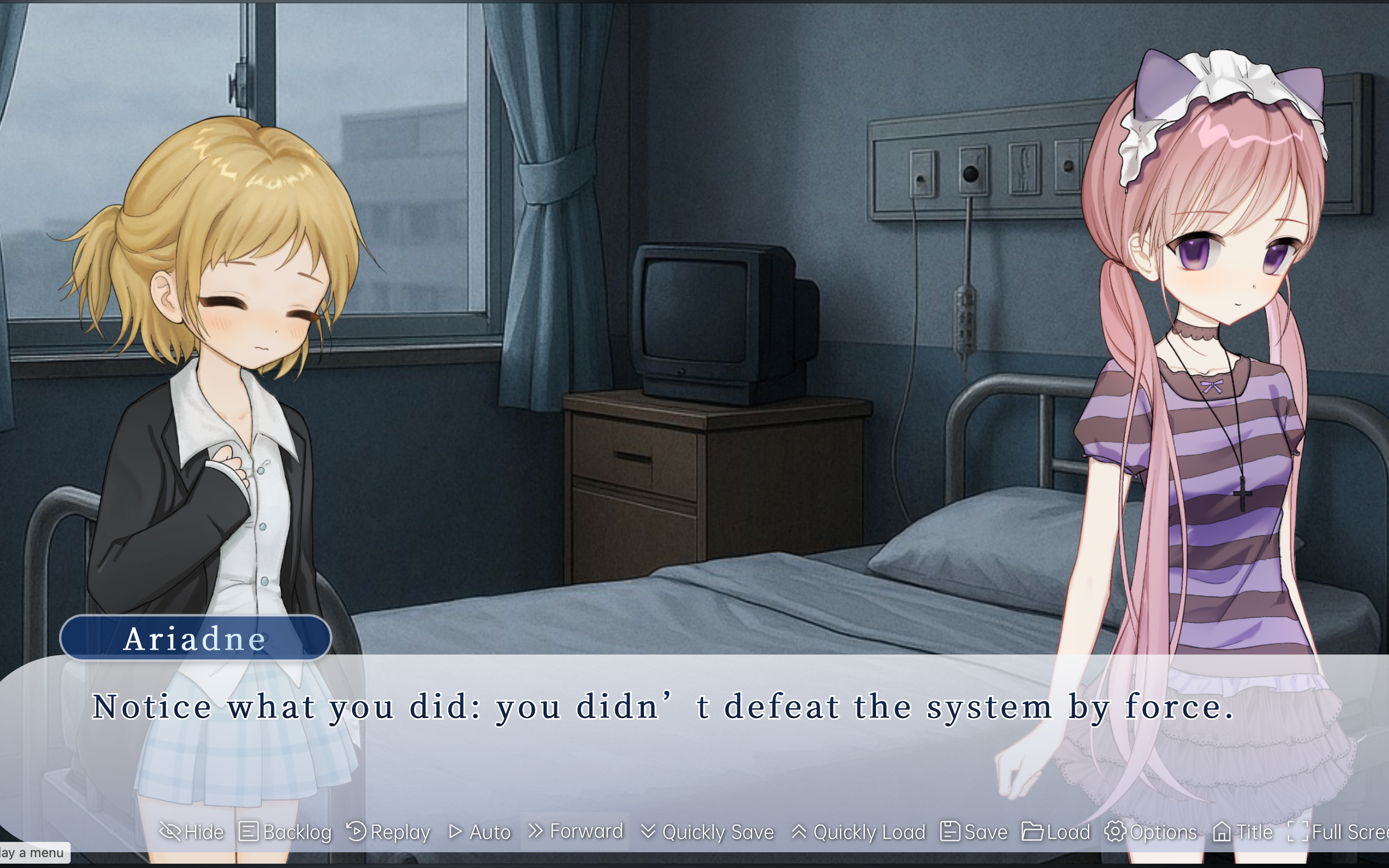 WebGAL dialogue scene